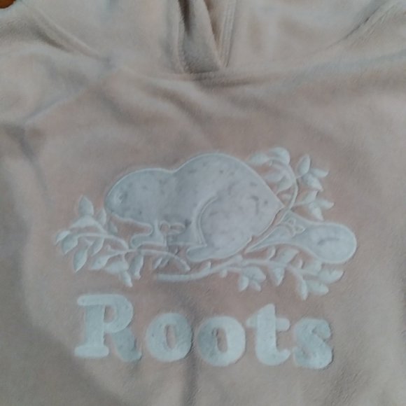 Kids Roots Sherpa Hoodie - Picture 2 of 2